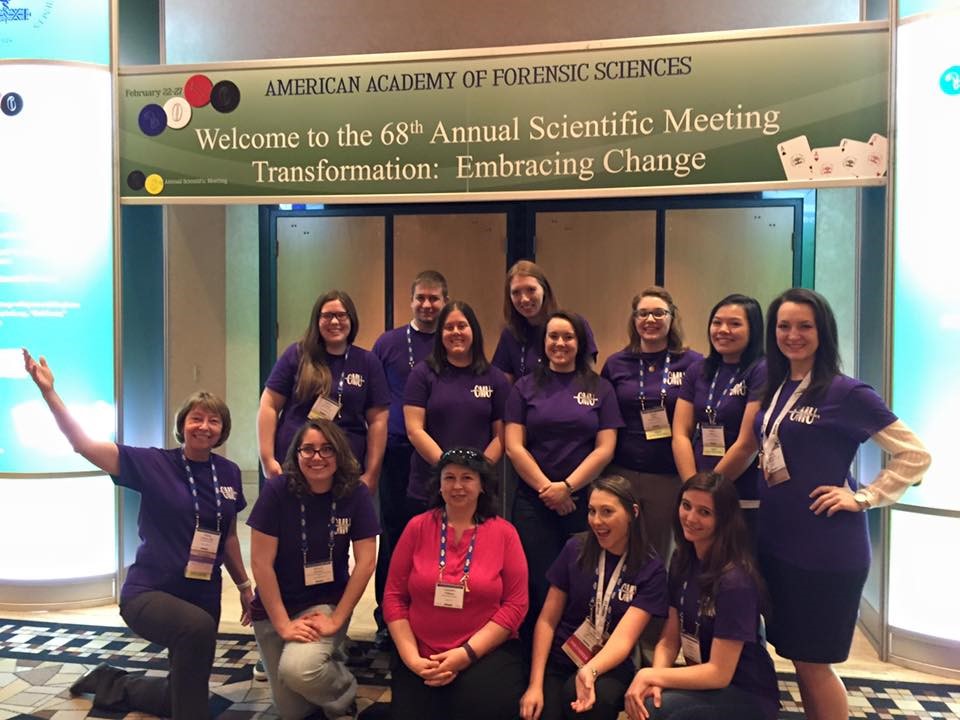 CMU students at the American Academy of Forensic Sciences 